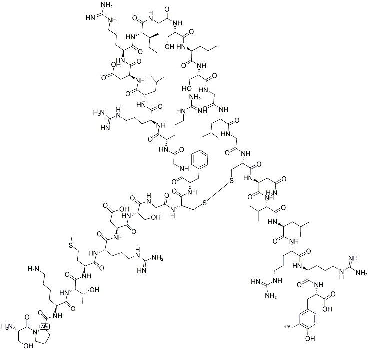 ([125I]-TYR)-BNP-32 (PORCINE) Struktur