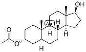 5-ALPHA-ANDROSTAN-3-ALPHA, 17-BETA-DIOL 3-ACETATE Struktur