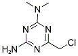 6-(CHLOROMETHYL)-N,N-DIMETHYL-1,3,5-TRIAZINE-2,4-DIAMINE Struktur