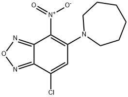 5-AZEPAN-1-YL-7-CHLORO-4-NITRO-BENZO[1,2,5]OXADIAZOLE Struktur