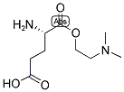 DEANOL 1-HYDROGEN GLUTAMATE Struktur