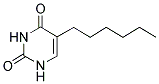 5-N-HEXYLURACIL Struktur