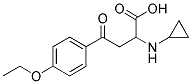 2-(CYCLOPROPYLAMINO)-4-(4-ETHOXYPHENYL)-4-OXOBUTANOIC ACID Struktur