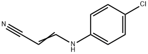 3-(4-CHLOROANILINO)ACRYLONITRILE Structure