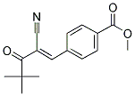 METHYL 4-(2-NITRILO-4,4-DIMETHYL-3-OXOPENT-1-ENYL)BENZOATE Struktur