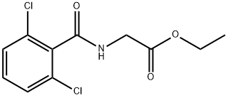 ETHYL 2-[(2,6-DICHLOROBENZOYL)AMINO]ACETATE Struktur