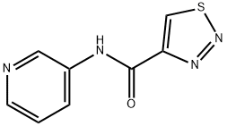 N-(3-PYRIDINYL)-1,2,3-THIADIAZOLE-4-CARBOXAMIDE Struktur