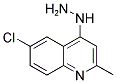 6-CHLORO-4-HYDRAZINO-2-METHYL-QUINOLINE Struktur