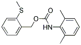 2-(METHYLSULFANYL)BENZYL N-(2,6-DIMETHYLPHENYL)CARBAMATE Struktur