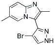 3-(4-BROMOPYRAZOL-3-YL)-2,5-DIMETHYLPYRIDO[1,6-A]-1H-IMIDAZOLE Struktur