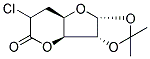 6-CHLORO-2,2-DIMETHYLPERHYDRO[1,3]DIOXOLO[4',5':4,5]FURO[3,2-B]PYRAN-5-ONE Struktur