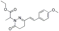 ETHYL 2-[3-(4-METHOXYSTYRYL)-6-OXO-5,6-DIHYDRO-1(4H)-PYRIDAZINYL]PROPANOATE Struktur