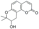 9-HYDROXY-8,8-DIMETHYL-9,10-DIHYDRO-8H-PYRANO[2,3-F]CHROMEN-2-ONE Struktur