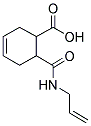 2-(ALLYLCARBAMOYL)-4-CYCLOHEXENE-1-CARBOXYLIC ACID Struktur