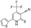 4-(TRIFLUOROMETHYL)-1,2-DIHYDRO-6-(THIOPHEN-2-YL)-2-THIOXOPYRIDINE-3-CARBONITRILE Struktur