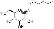 HEXYL BETA-D-THIOGLUCOPYRANOSIDE Struktur