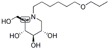 N-(7-OXADECYL)DEOXYNOJIRIMYCIN Struktur