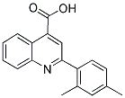 2-(2,4-DIMETHYLPHENYL)-4-QUINOLINECARBOXYLIC ACID Struktur