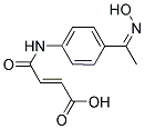 3-(N-(4-((HYDROXYIMINO)ETHYL)PHENYL)CARBAMOYL)PROP-2-ENOIC ACID Struktur