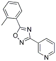 3-[5-(2-METHYLPHENYL)-1,2,4-OXADIAZOL-3-YL]PYRIDINE Struktur