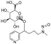 4-(METHYLNITROSAMINO)-1-(3-PYRIDYL)-1-BUTANOL-N-BETA-D-GLUCURONIDE Struktur