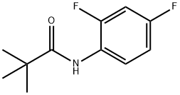 2,4-DIFLUORO-N-(2,2-DIMETHYLPROPANOYL)ANILINE Struktur