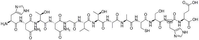 H2N-HNTNGVTAACSHE-OH Struktur