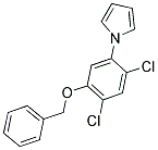 1-[5-(BENZYLOXY)-2,4-DICHLOROPHENYL]-1H-PYRROLE Struktur