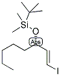 (1E,3S)-3-T-BUTYLDIMETHYLSILOXY-1-IODO-OCT-1-ENE Struktur