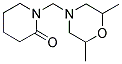 1-[(2,6-DIMETHYLMORPHOLINO)METHYL]PIPERIDIN-2-ONE Struktur