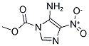 METHYL 5-AMINO-4-NITRO-1H-IMIDAZOLE-1-CARBOXYLATE Struktur