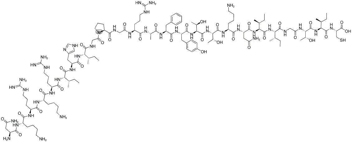 GP120 V3 LOOP PEPTIDE MN N-25-C Struktur