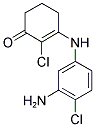 3-((3-AMINO-4-CHLOROPHENYL)AMINO)-2-CHLOROCYCLOHEX-2-EN-1-ONE Struktur