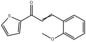 (E)-3-(2-METHOXYPHENYL)-1-(2-THIENYL)-2-PROPEN-1-ONE Struktur