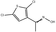 1-(2,5-DICHLORO-3-THIENYL)-1-ETHANONE OXIME Struktur