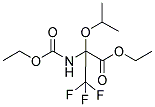 ETHYL 2-[(ETHOXYCARBONYL)AMINO]-3,3,3-TRIFLUORO-2-ISOPROPOXYPROPANOATE Struktur