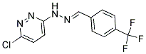 4-(TRIFLUOROMETHYL)BENZALDEHYDE 1-(6-CHLOROPYRIDAZIN-3-YL)HYDRAZONE Struktur