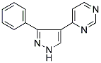 4-(3-PHENYL-(1H)-PYRAZOL-4-YL)PYRIMIDINE Struktur