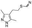 3,5-DIMETHYL-2-(THIOCYANATOETHYL)-1H-PYRAZOLE Struktur