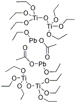 LEAD TITANIUM OXOACETOXYETHOXIDE Struktur