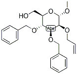 METHYL 2-O-ALLYL-3,4-DI-O-BENZYL-A-D-MANNOPYRANOSIDE Struktur