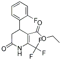 ETHYL 4-(2-FLUOROPHENYL)-6-OXO-2-(TRIFLUOROMETHYL)-1,4,5,6-TETRAHYDRO-3-PYRIDINECARBOXYLATE Struktur