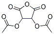 ACETIC ACID 4-ACETOXY-2,5-DIOXO-TETRAHYDRO-FURAN-3-YL ESTER Struktur