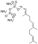 TRANS, CIS FARNESYL PYROPHOSPHATE TRIAMMONIUM SALT, [1,2-14C] Struktur