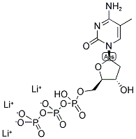 5'-METHYL-2'-DEOXY-CYTIDINE-5'-TRIPHOSPHATE TRILITHIUM SALT Struktur