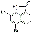 6,8-DIBROMO-1H-BENZO[CD]INDOL-2-ONE Struktur