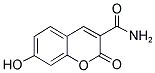 7-HYDROXY-2-OXO-2H-CHROMENE-3-CARBOXYLIC ACID AMIDE Struktur