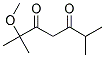 2-METHOXY-2,6-DIMETHYL-HEPTANE-3,5-DIONE Struktur