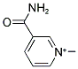 3-(AMINOCARBONYL)-1-METHYLPYRIDINIUM Struktur