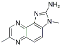 2-AMINO-3,7-DIMETHYLIMIDAZO[4,5-F]QUINOXALINE Struktur